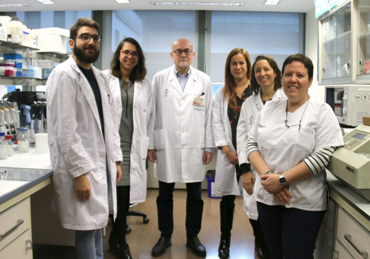 Equipo investigador que participa en el estudio, perteneciente a la Universitat de València, el Instituto de Investigación Sanitaria INCLIVA y el Hospital Clínico de València.